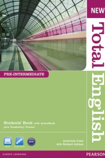 Portada del libro: New Total English Pre-Intermediate Students' Book with Active Book Pack