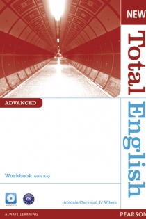 Portada del libro: New Total English Advanced Workbook with Key and Audio CD Pack