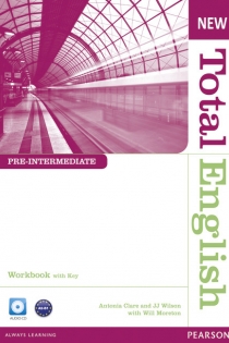 Portada del libro New Total English Pre-Intermediate Workbook with Key and Audio CD Pack