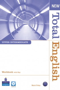Portada del libro: New Total English Upper Intermediate Workbook with Key and Audio CD Pack