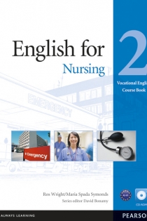 Portada del libro: English for Nursing Level 2 Coursebook and CD-ROM Pack