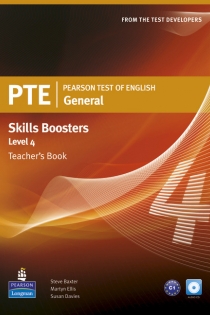 Portada del libro: Pearson Test of English General Skills Booster 4 Teacher's Book and CDPack