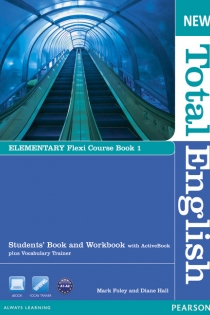 Portada del libro New Total English Elementary Flexi Coursebook 1 Pack
