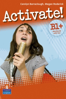 Portada del libro: Activate! B1+ Workbook with Key and CD-ROM Pack