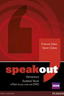 Portada del libro Speakout Elementary Students' Book eText Access Card with DVD