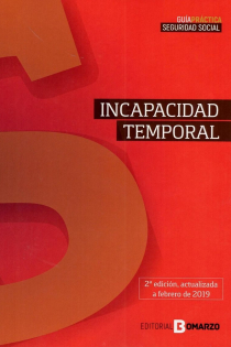 Portada del libro INCAPACIDAD TEMPORAL 2019