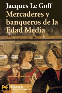 Portada del libro: Mercaderes y banqueros en la Edad Media