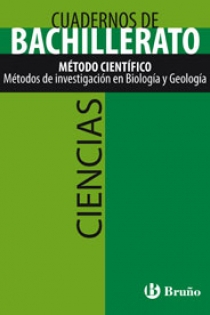 Portada del libro: Cuaderno Ciencias Bachillerato Método científico. Métodos de investigación en Biología  y Geología