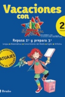 Portada del libro En vacaciones repasa 2º y prepara 3º con Kika Superbruja - ISBN: 9788421667736