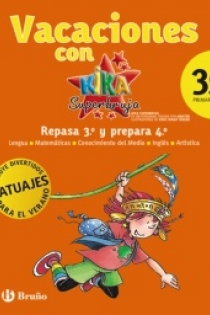 Portada del libro En vacaciones repasa 3º y prepara 4º con Kika Superbruja - ISBN: 9788421667743