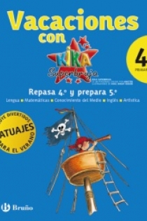 Portada del libro En vacaciones repasa 4º y prepara 5º con Kika Superbruja - ISBN: 9788421667750