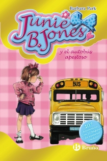 Portada del libro Junie B. Jones y el autobús apestoso. Edición especial 10.º aniversario