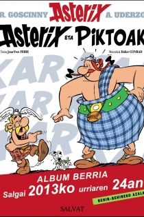 Portada del libro Asterix eta piktoak