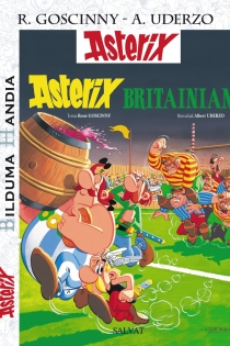 Portada del libro Asterix Britainian. Bilduma Handia, 8