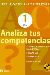 Portada del libro: Analiza tus competencias. Lengua castellana y literatura 1 ESO