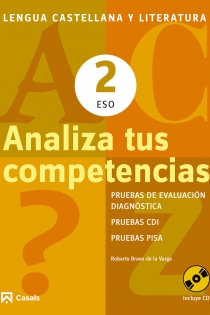Portada del libro: Analiza tus competencias. Lengua castellana y literatura 2 ESO