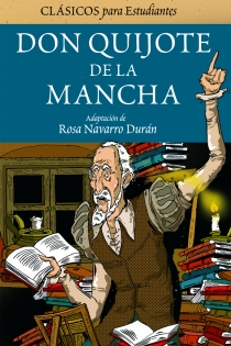 Portada del libro DON QUIJOTE DE LA MANCHA (adaptación para estudiantes) - ISBN: 9788423686834