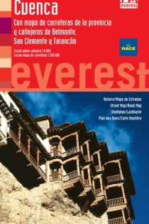 Portada del libro: Plano callejero de Cuenca. Con mapa de carreteras de la provincia y callejeros de Belmonte, San Clemente y Tarancón