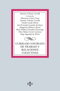 Portada del libro Curso de contrato de trabajo y relaciones colectivas - ISBN: 9788430976034
