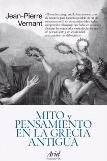 Portada del libro Mito y pensamiento en la Grecia antigua - ISBN: 9788434409583