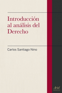 Portada del libro Introducción al análisis del Derecho - ISBN: 9788434409781