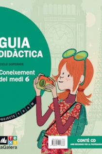 Portada del libro: TRAM Guia didàctica Coneixement del medi 6