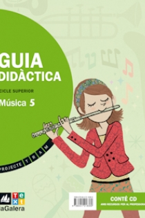 Portada del libro: TRAM Guia didàctica Música 5