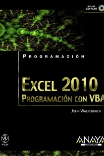 Portada del libro: Excel 2010. Programación con VBA