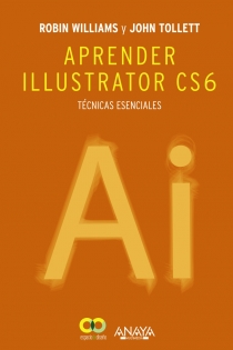 Portada del libro: Aprender Illustrator CS6. Técnicas esenciales