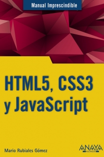 Portada del libro HTML5, CSS3 y Javascript