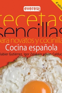 Portada del libro Recetas sencillas para novatos y cocinillas. Cocina española