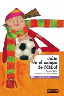 Portada del libro: Julie en el campo de fútbol