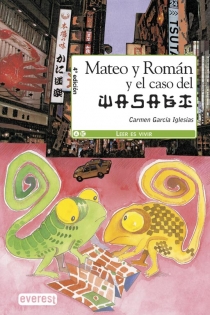 Portada del libro: Mateo y Román y el caso del Wasabi