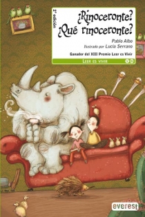 Portada del libro ¿Rinoceronte? ¿Qué Rinoceronte?. Carpeta Plan Lector Leer es Vivir - ISBN: 9788444146003