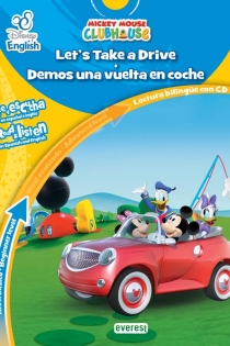 Portada del libro: Disney English. Let's Take a Drive. Demos una vuelta en coche. Nivel básico. Beginner level