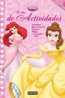 Portada del libro: Princesas Disney. Mi libro de actividades
