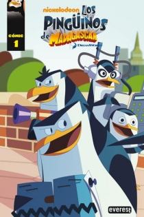 Portada del libro: Los Pingüinos de Madagascar. Cómic 1