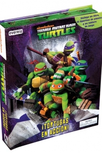 Portada del libro: Teenage Mutant Ninja Turtles. ¡Tortugas en acción!