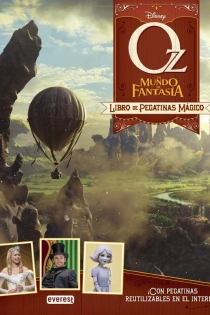 Portada del libro Oz un mundo de fantasía. Libro de pegatinas mágico