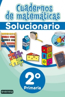 Portada del libro: Cuadernos de Matemáticas. 2º Primaria. Solucionario