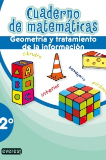Portada del libro Cuaderno de Matemáticas. 2º Primaria. Geometría y tratamiento de la información - ISBN: 9788444172217
