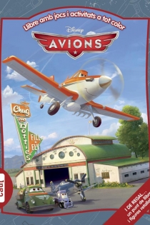 Portada del libro: Avions. Llibre amb jocs i activitats a tot color