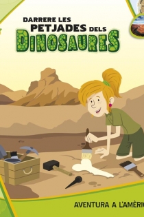 Portada del libro: 5. Peky explora: Darrere les petjades dels dinosaures. Aventura a l'Amèrica del Nord