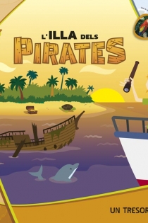 Portada del libro: 8. Peky Explora: L'illa dels pirates. Un tresor en el Carib
