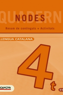 Portada del libro: Nodes. Llengua catalana. ESO 4. Quadern de treball