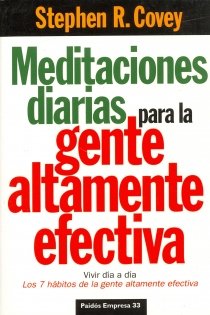 Portada del libro: Meditaciones diarias para la gente altamente efectiva