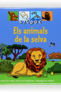 Portada del libro: Els animals de la selva