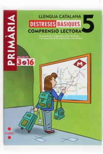Portada del libro: Llengua catalana. Comprensió lectora. Destreses bàsiques. 5 Primària. Projecte 3.16