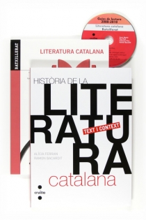 Portada del libro: Literatura catalana Batxillerat. Història de la literatura+Teoria literària+Guies de lectura selectivitat