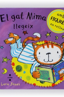 Portada del libro: El gat Mima llegeix